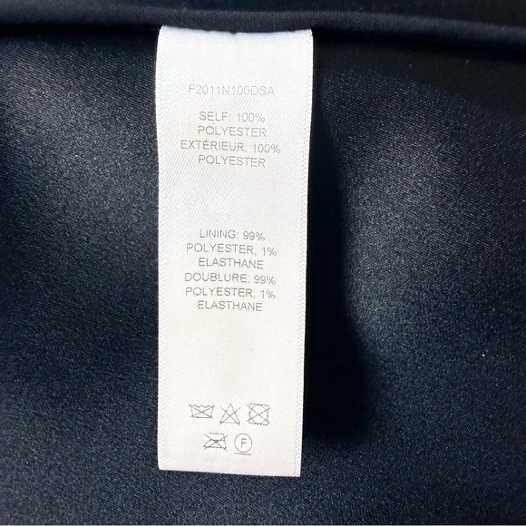 NWT Carolina Herrera Black Snap Blazer Raw Edge Sz 8 - Picture 13 of 16